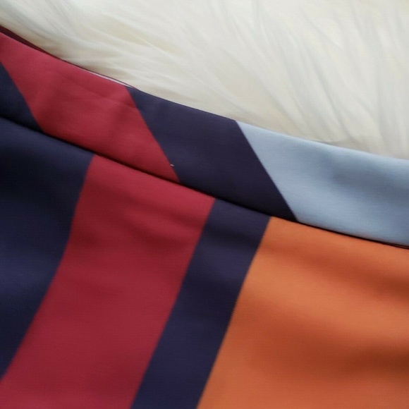 Zara Woman Striped Skirt Multicolor - Picture 5 of 5